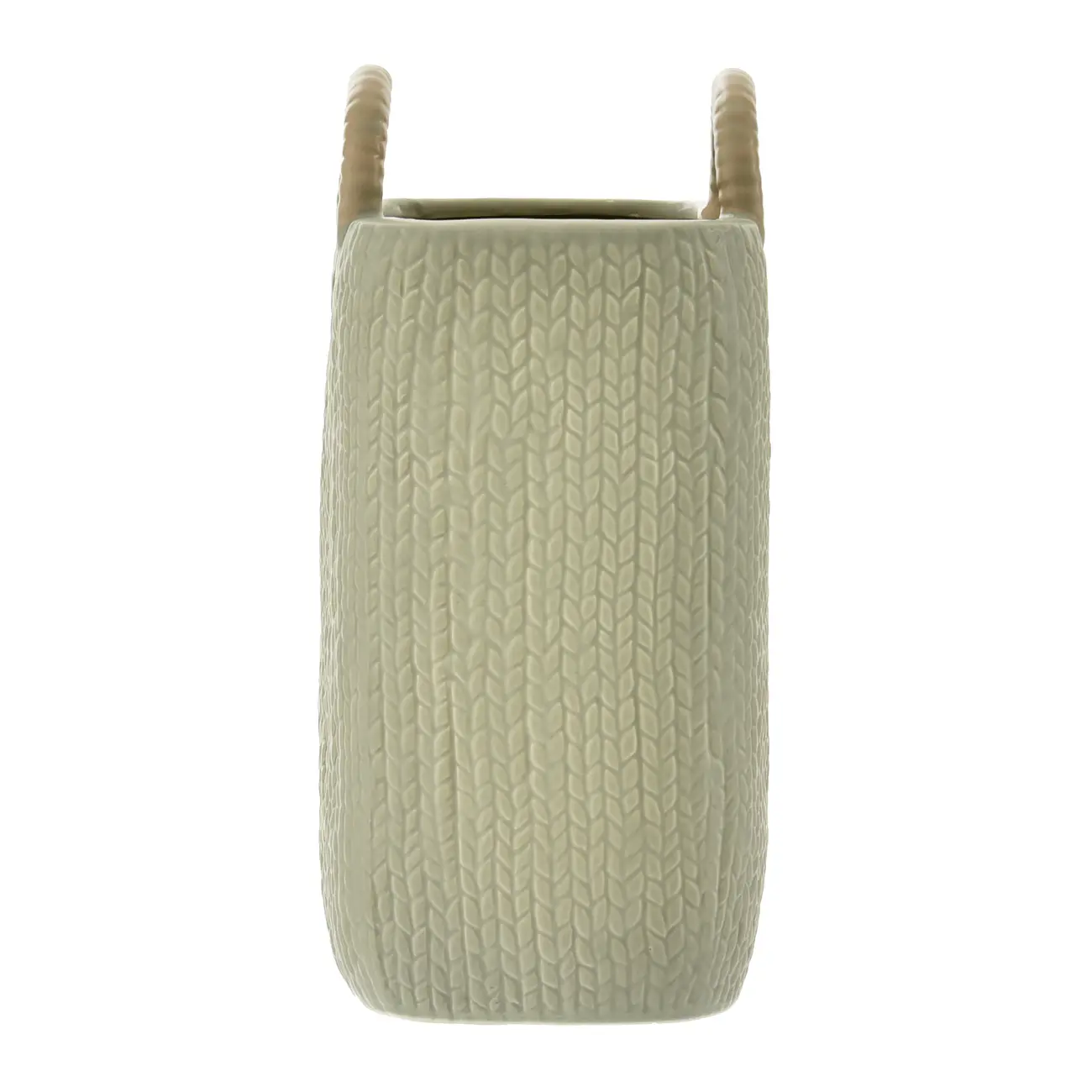 VASO 24 CM TRAMADINHO - AREIA/SÁLVIA - Foto 3