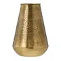 VASO DECORATIVO 22 CM PROA - OURO VELHO - Foto 2