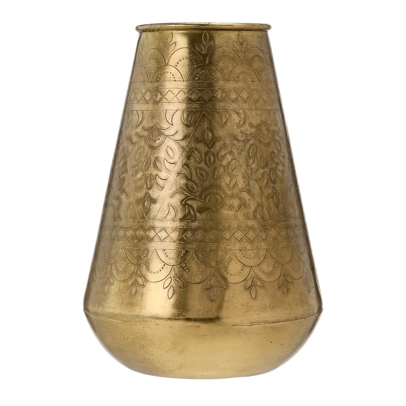VASO DECORATIVO 22 CM PROA - OURO VELHO - Foto 2