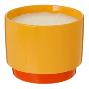 VELA POTE 9 CM FESTA DAS LUZES - SORBET DE MANGA/LARANJA LED - Foto 2
