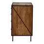 CÔMODA 4 GAVETAS 90 CM X 53 CM STEAM TRUNK - ENCERADO CASTANHO/CASTANHO - Foto 4