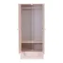 GUARDA-ROUPA DE SOLTEIRO 2 PORTAS/1 GAVETA TIMBER - BRANCO LAVADO - Foto 3