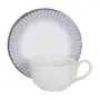 XÍCARA CAFÉ 50 ML SALINA I - BRANCO/AZUL - Foto 1