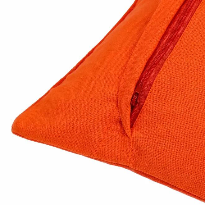 CAPA ALMOFADA 45 CM X 45 CM COOL - MOUSSE DE JABUTICABA/LARANJA LED - Foto 5