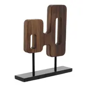 ADORNO MESA 40 CM IPANEMA - NOZES/PRETO - Foto 4
