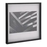 QUADRO 50 CM X 50 CM CENTRE I - PRETO/BRANCO - Foto 2