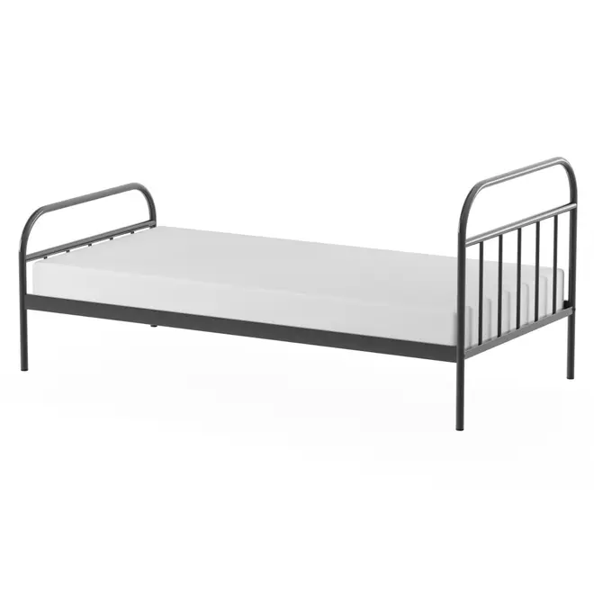 CAMA DE SOLTEIRO 88 CM MABOO - PRETO - Foto 6