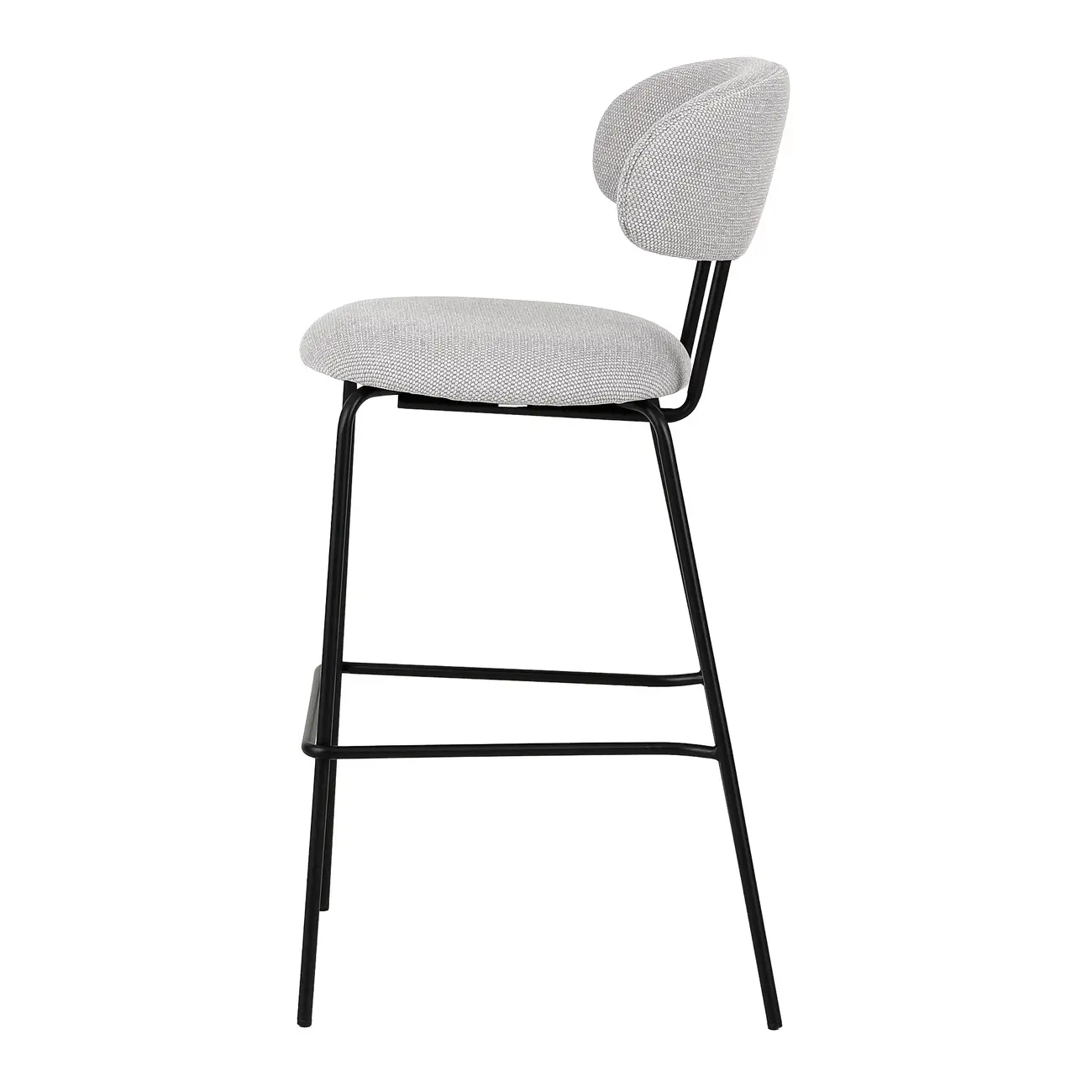 BANCO ALTO DISCUS - PRETO/CINZA - Foto 3