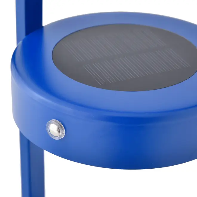 LUMINÁRIA DE MESA LED RECARREGÁVEL SOLARE - AZUL COBALTO - Foto 11