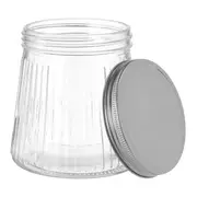 POTE 680 ML RIBBED - INCOLOR/PRATA - Foto 2