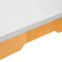 PRATELEIRA 6,5 CM X 1 M X 20 CM ALENTO - BRANCO/AMÊNDOA - Foto 4