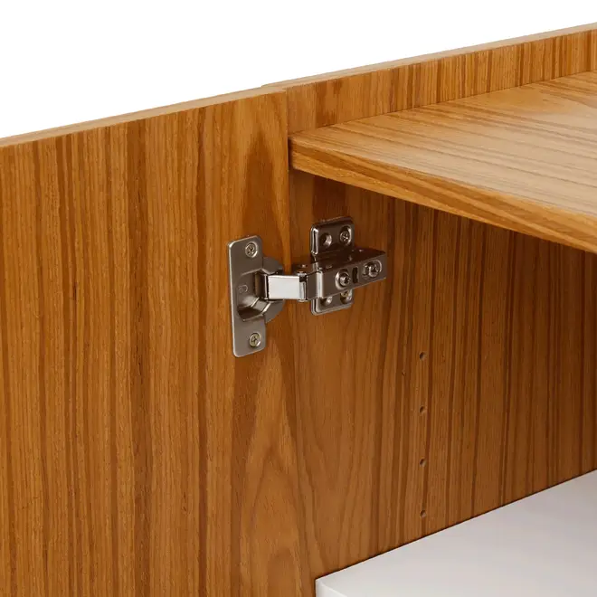 BUFFET 4 PORTAS 1,80 M X 47 CM ALLURE - FREIJÓ/FREIJÓ - Foto 9