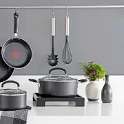 PEGADOR DE MACARRÃO 32 CM ELLIP NYLON - PRETO/INOX - Foto 5