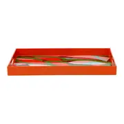 BANDEJA 40 CM X 26 CM VIBRA VERÃO - LARANJA/AÇAY - Foto 2
