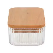 POTE HERMÉTICO 300 ML WOOD LINE - FAIA/INCOLOR - Foto 3