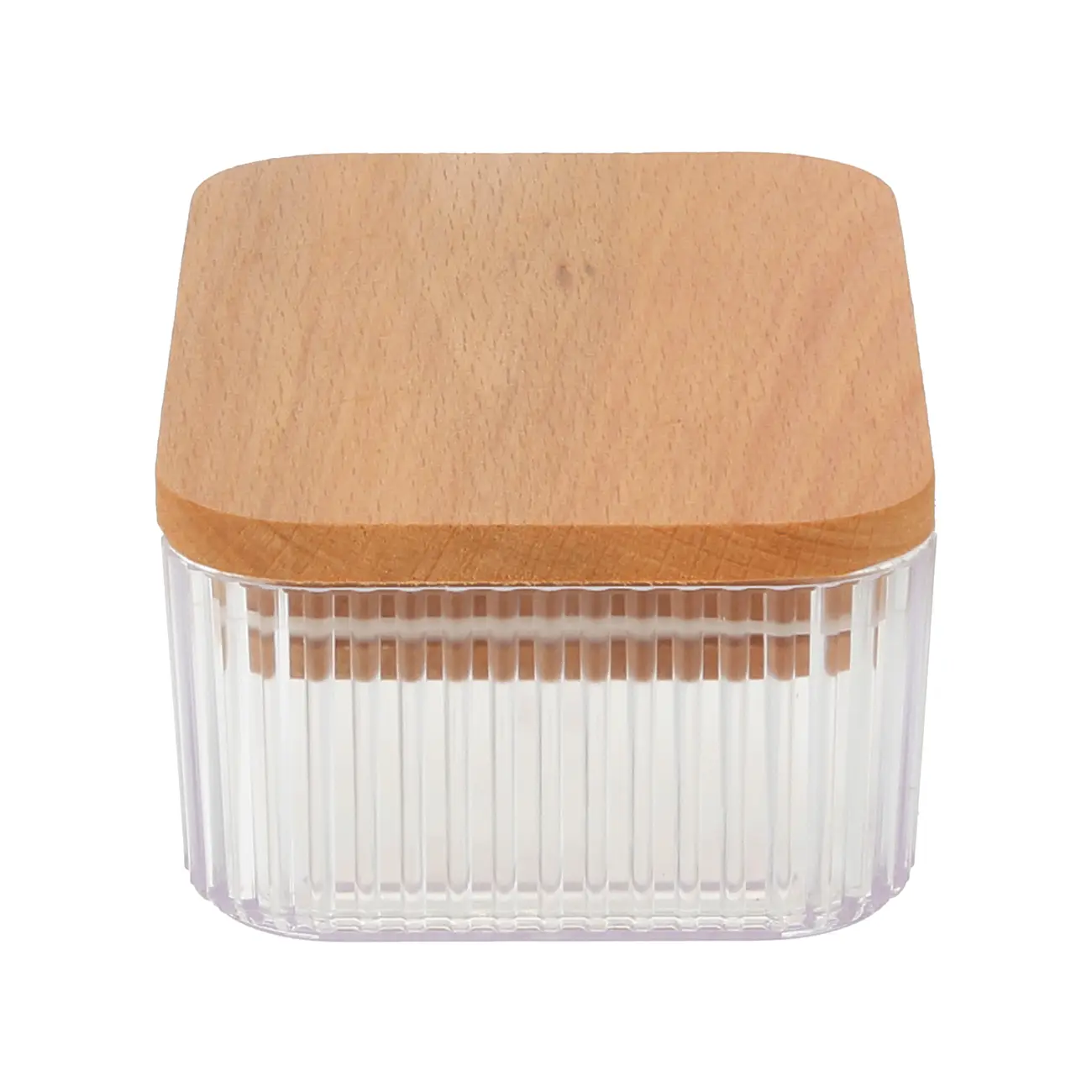 POTE HERMÉTICO 300 ML WOOD LINE - FAIA/INCOLOR - Foto 3