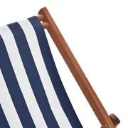 ESPREGUIÇADEIRA RECLINÁVEL EM 3 POSIÇÕES BLUESTRIPE - EUCALIPTO/AZUL ESCURO - Foto 9