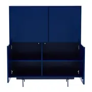 BUFFET 4 PORTAS 1,10 M X 45 CM MONOLITH - LAZULITE - Foto 6
