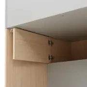 SISTEMA DE QUARTO INTEGRADO COM ESCRIVANINHA E ARMÁRIO YOUNG - NATURAL WASHED/FLANDRES - Foto 11