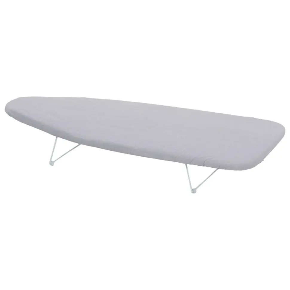 TÁBUA DE PASSAR PORTÁTIL COM CAPA REGLER - BRANCO/CINZA - Foto 2