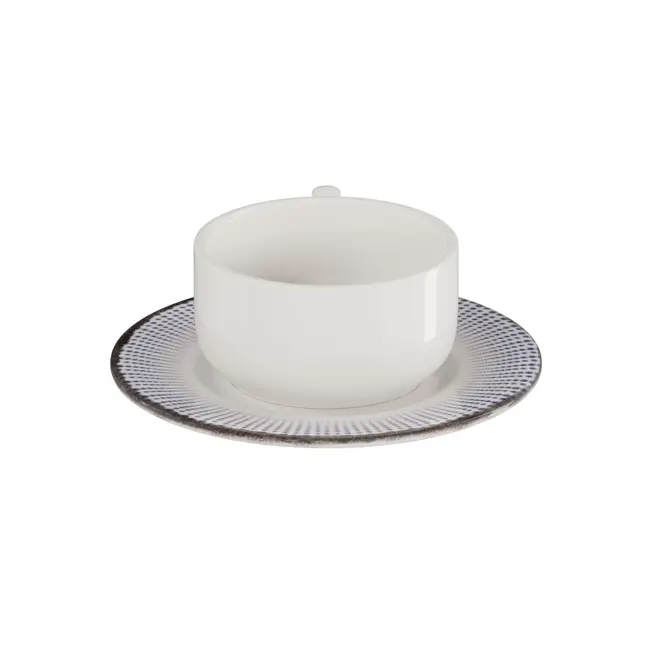 XÍCARA CAFÉ 50 ML SALINA I - BRANCO/AZUL - Foto 29