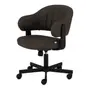 CADEIRA HOME OFFICE BICORNE - PRETO/RHINOCERONTE - Foto 1
