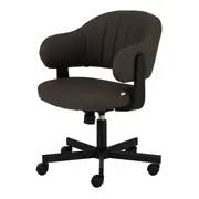 CADEIRA HOME OFFICE BICORNE - PRETO/RHINOCERONTE - Foto 1