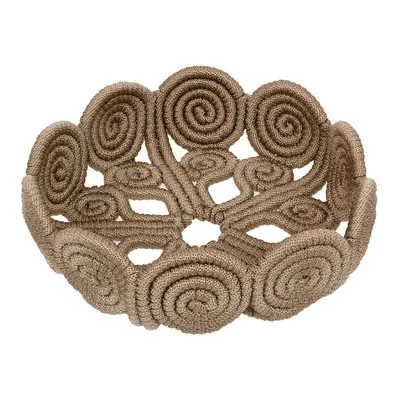 CESTO/CETRO DE MESA REDONDO 27 CM X 8 CM ARABESCO