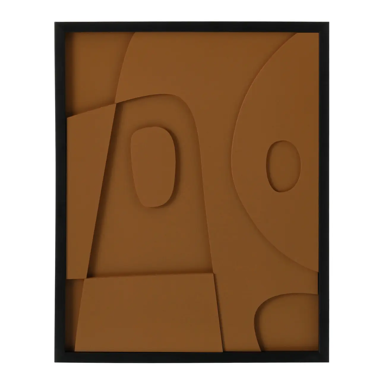 QUADRO 50 CM X 40 CM DIMENSIONS - PRETO/CANELA DO CEILÃO - Foto 1