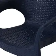 CADEIRA PARA ÁREA EXTERNA EMPILHÁVEL COM BRAÇOS PIEMONTE - AZUL - Foto 7