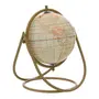 ADORNO MESA 25 CM MUNDI GLOBO TERRESTRE - OFF WHITE/DOURO - Foto 2
