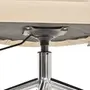 CADEIRA HOME OFFICE DANDY - BEGE/CROMADO - Foto 7