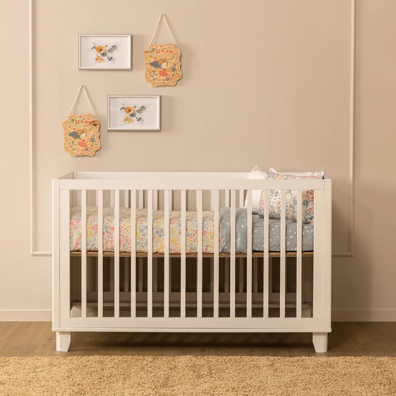 BERÇO 70 CM 2 EM 1 - BERÇO/MINICAMA MON DIEU - BRANCO - Foto 19