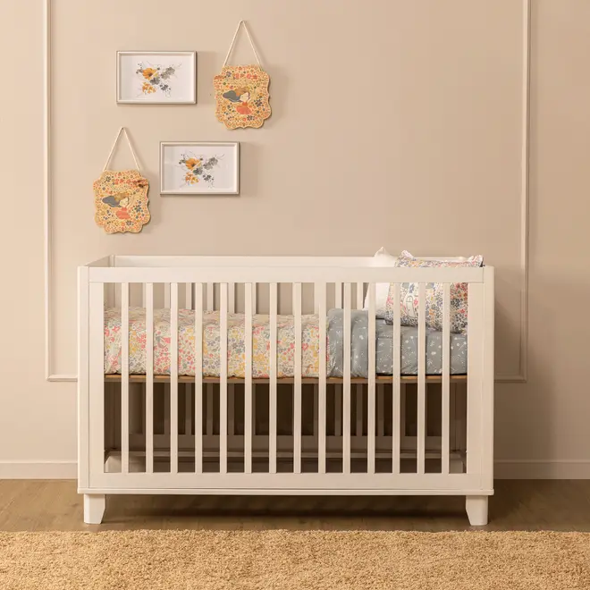 BERÇO 70 CM 2 EM 1 - BERÇO/MINICAMA MON DIEU - BRANCO - Foto 19
