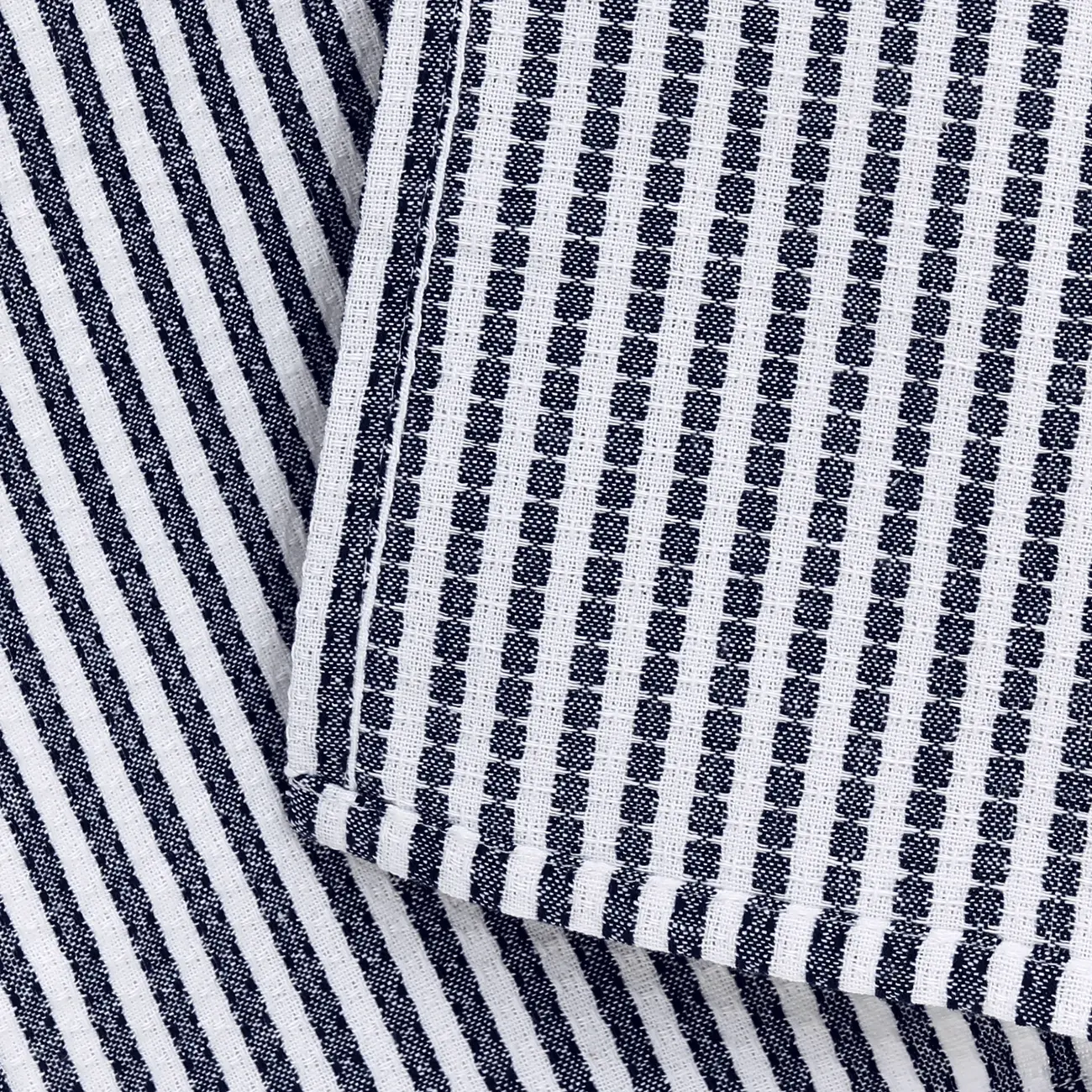 PANO DE PRATO COM 3 STAMP - BRANCO/AZUL - Foto 12