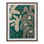 QUADRO I 50 CM X 40 CM FLORA - CASTANHO/ENGLISH GREEN - Foto 1