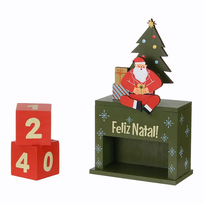 CALENDÁRIO DE MESA SANTA ROCKS - MUSGO/MULTICOR - Foto 4
