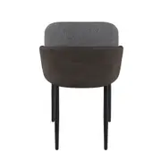 CADEIRA COM BRAÇOS FINSE - PRETO/CINZA - Foto 25