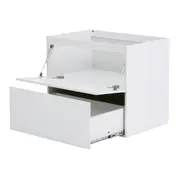 ARMÁRIO DE COZINHA INFERIOR 80 CM 1 GAVETA/1 PORTA BASCULANTE PRÁTICA - BRANCO - Foto 6
