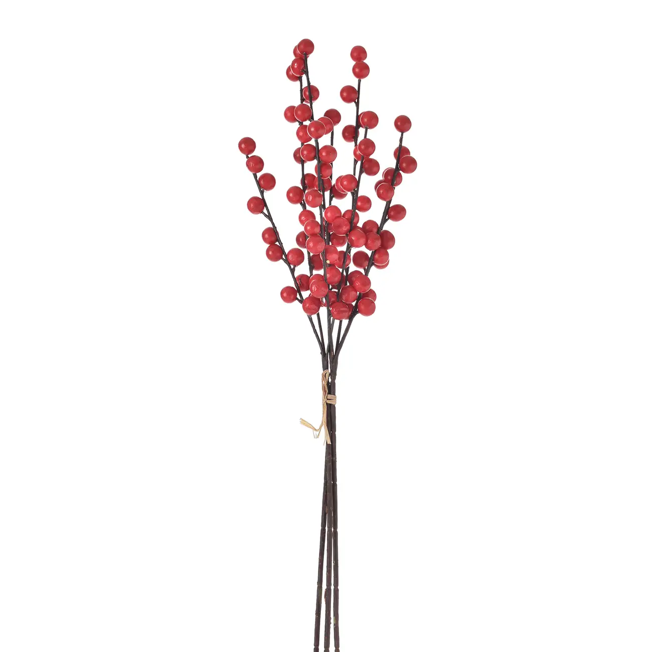 GALHO DECORATIVO 63 CM HOHO HOME - MARROM/VERMELHO - Foto 1