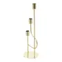 CANDELABRO PARA 3 VELAS CLEO - DOURADO - Foto 4