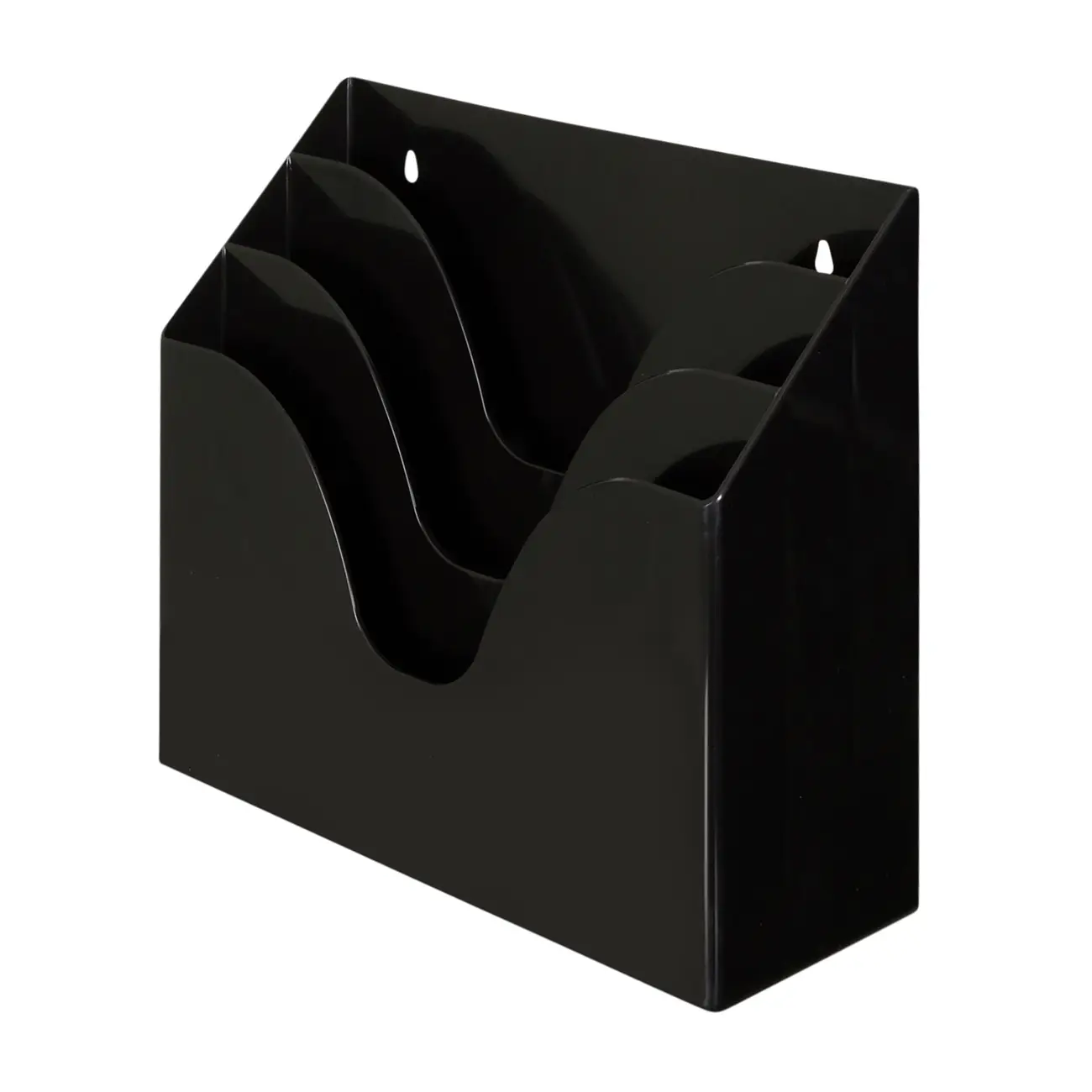 PORTA-REVISTAS PAREDE LAYERS - PRETO - Foto 1