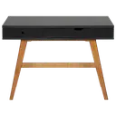 NOZES/PRETO - ESCRIVANINHA 2 GAVETAS 1,10 M X 50 CM BARTÔ