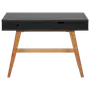 NOZES/PRETO - ESCRIVANINHA 2 GAVETAS 1,10 M X 50 CM BARTÔ