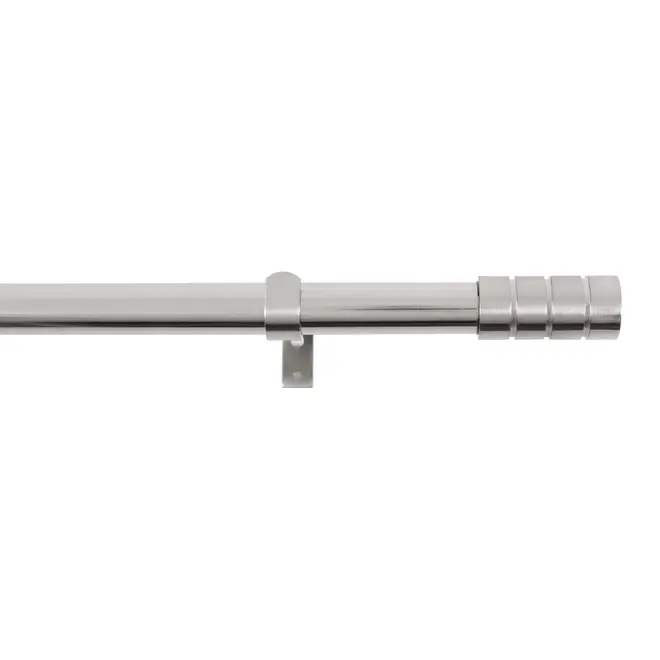 SUPORTE PARA CORTINA EXTENSÍVEL 1,20 M/2,10 M 28 MM SUPINO - PRATA - Foto 4