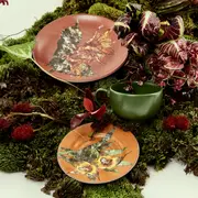 XÍCARA CHÁ 250 ML FLORA ÚNICA - OLD COPPER/VERDE - Foto 8