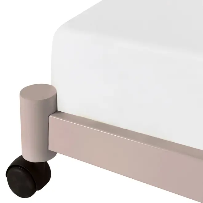 CAMA DE SOLTEIRO INFERIOR 78 CM FLAT - CAMELO - Foto 6