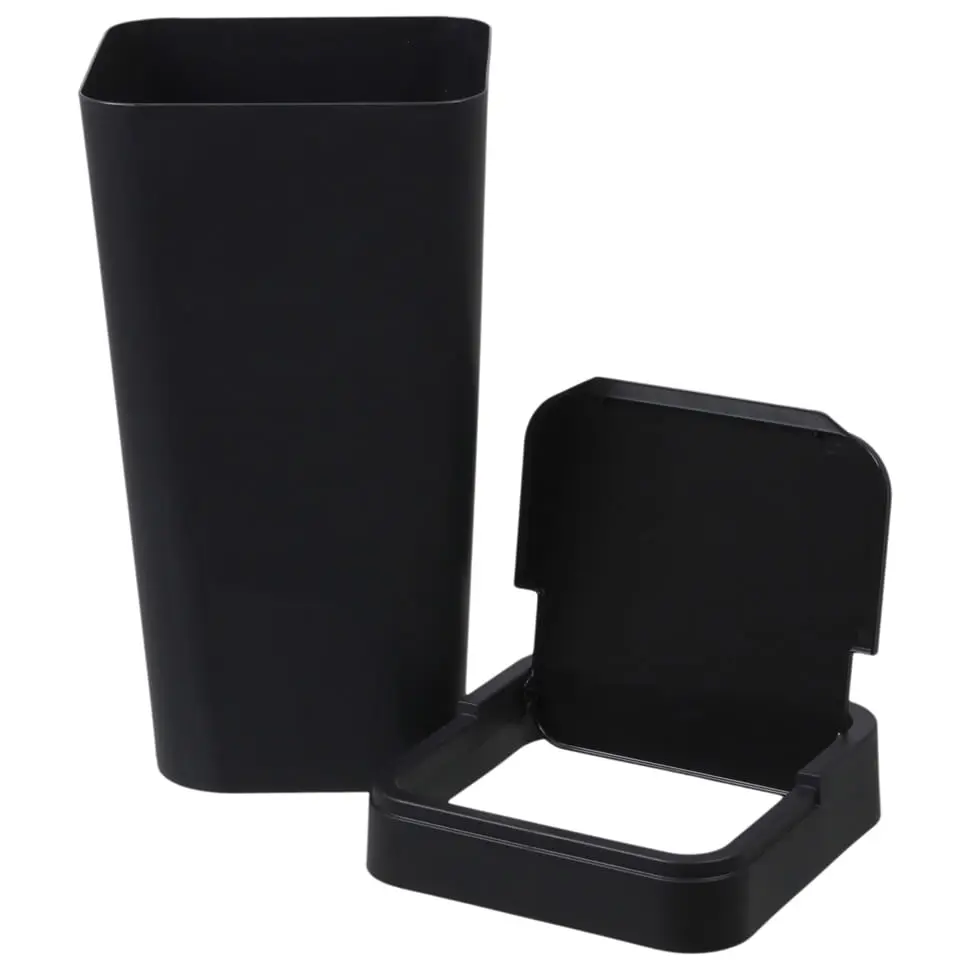 LIXEIRA 15 L FLAP - PRETO - Foto 5