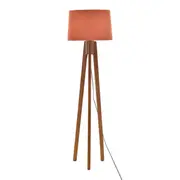 LUMINÁRIA DE CHÃO GÁVEA C/CUP Y - NATURAL/TERRACOTA - Foto 1