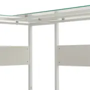 ESTAÇÃO DE TRABALHO 1,50 M X 1,20 M WEENY - BRANCO/BRANCO - Foto 6